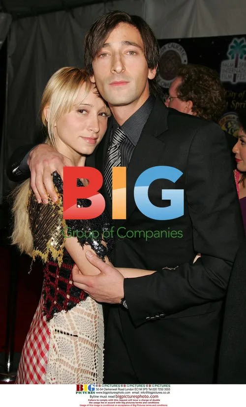 Adrien Brody and Michelle Dupont at Palm Springs Film Festival