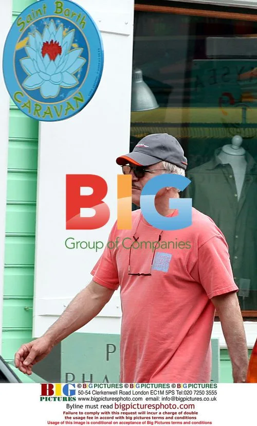 Steve Martin Shopping in St. Barth