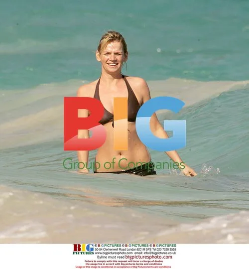 Fatboy Slim and Zoe Ball Splash in the Sea