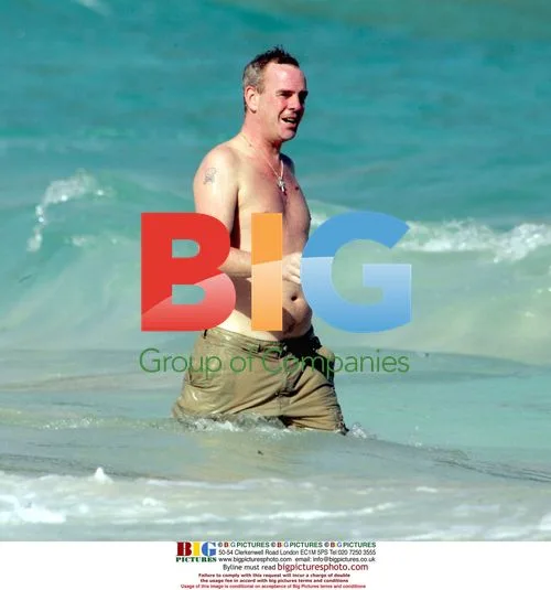 Norman 'Fatboy Slim' Cook and Zoe Ball on Caribbean Holiday