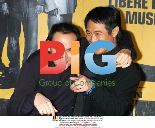 Jet Li and Louis Leterrier at "Danny the Dog" Premiere