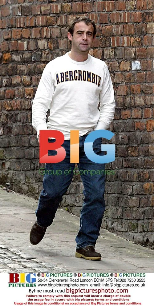 Michael Le Vell on Coronation Street set