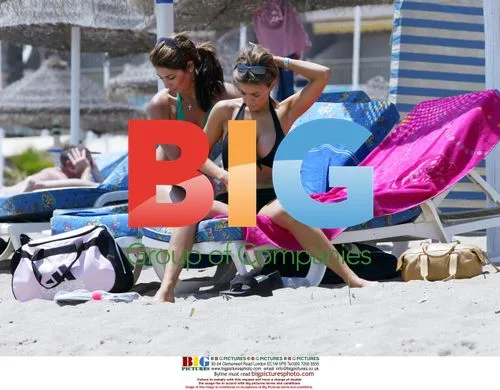 Models Leilani and Lucy Becker on Canary Islands Beach