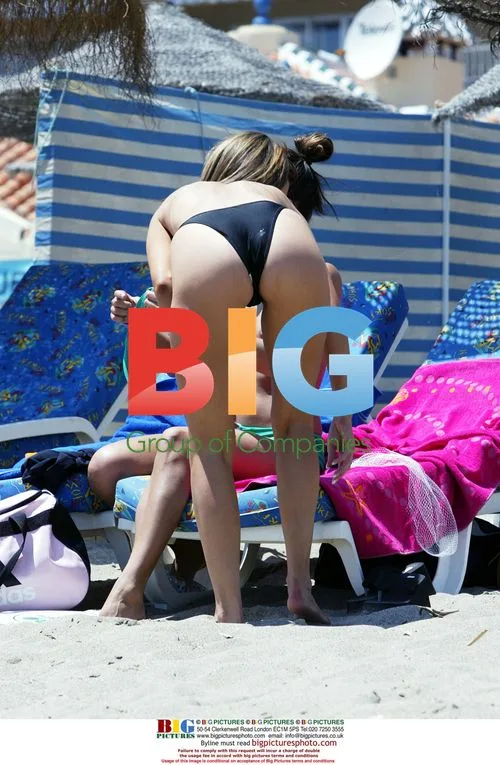 Models Leilani and Lucy Becker sunbathing in Canary Islands