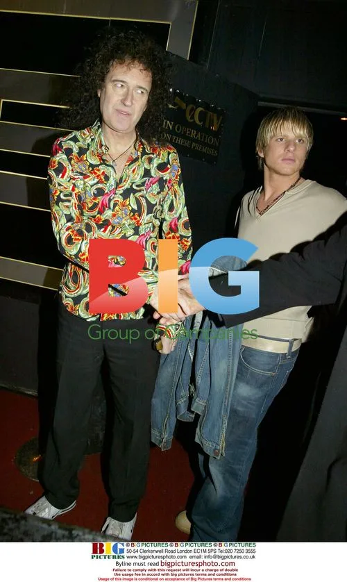Brian May leaves nightclub in London