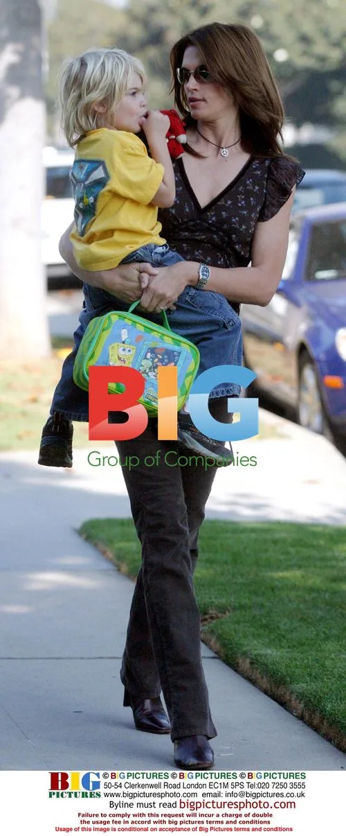 Cindy Crawford's Son Enjoys Being Treated Like a Baby