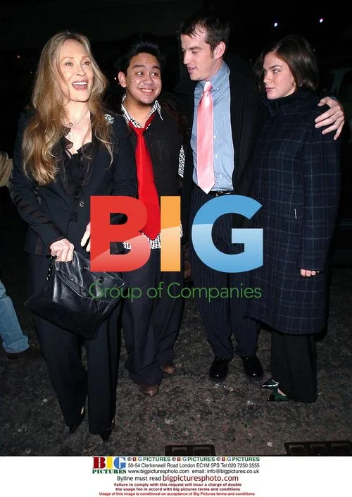 Faye Dunaway and guests at Funky Buddha