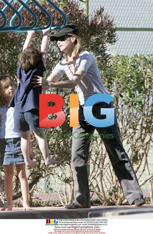 Calista Flockhart takes son to playground
