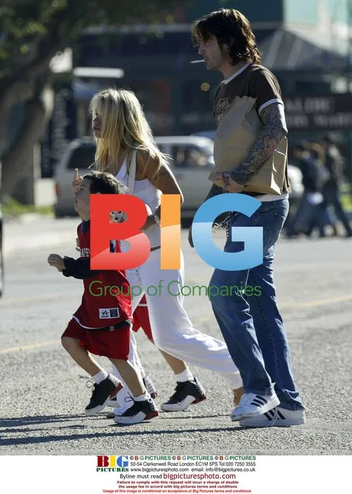 Pamela Anderson with Ex-Husband Tommy Lee and Kids