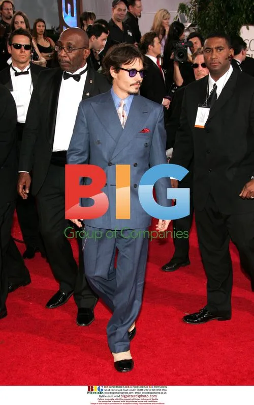 Johnny Depp at 62nd Golden Globe Awards 2005