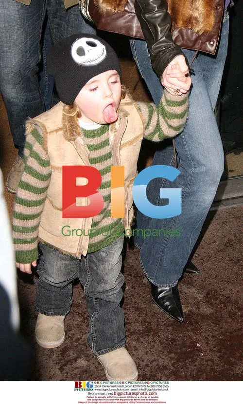 Liam Gallagher's son Gene at UK radio aid