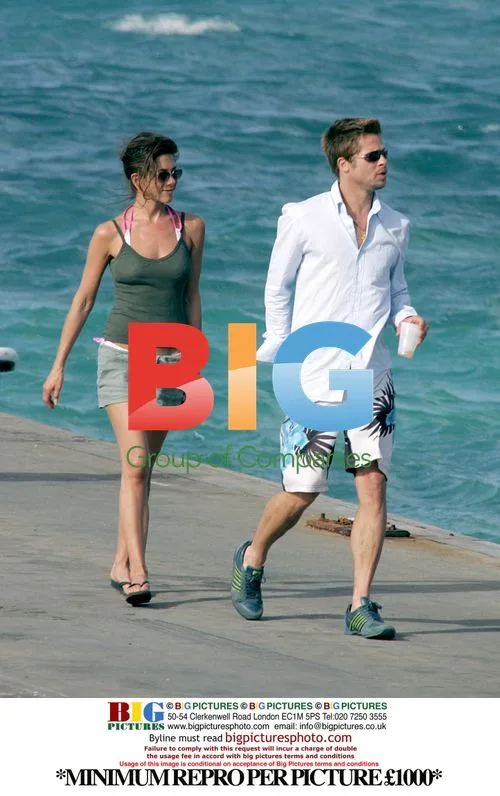 Brad Pitt and Jennifer Aniston Vacation