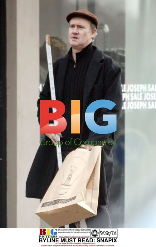 Nigel Planer, 'The Young Ones' actor, shopping in London