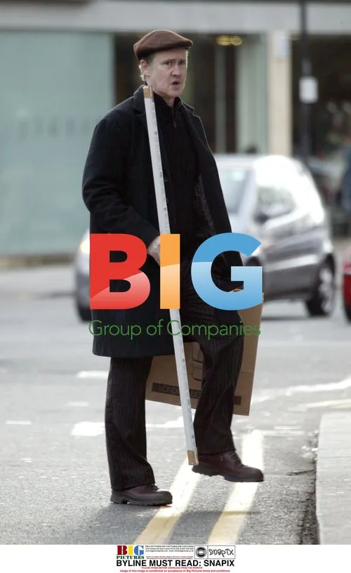 Nigel Planer out shopping in London