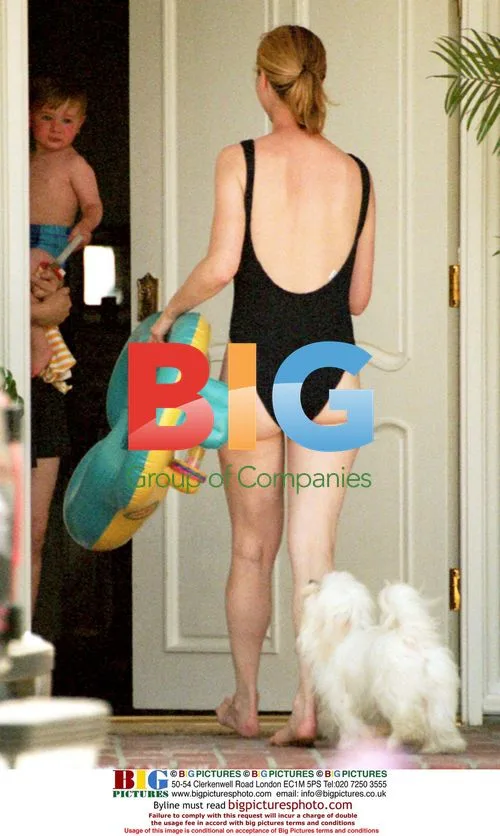 Lisa Kudrow in Black One-Piece