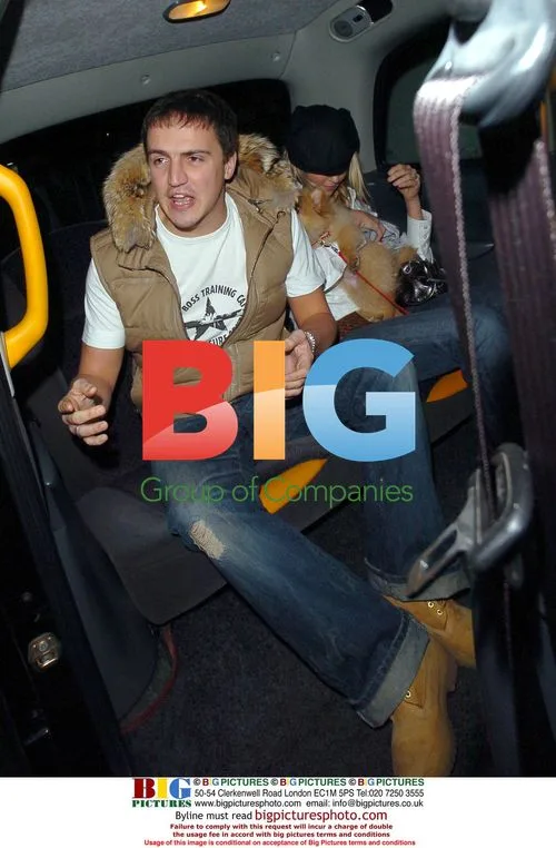 Jennifer Ellison and boyfriend with puppy