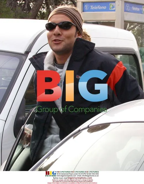 Spanish singer David Bisbal in Barcelona