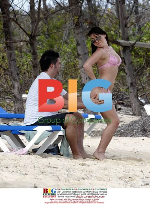 Lisa Scott Lee and husband on beach
