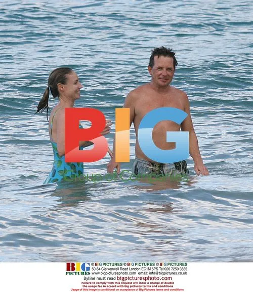 Michael J Fox and Tracy Pollan on Caribbean Holiday
