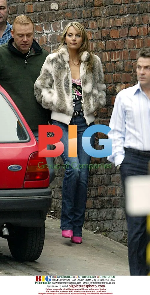 Coronation Street actors on set