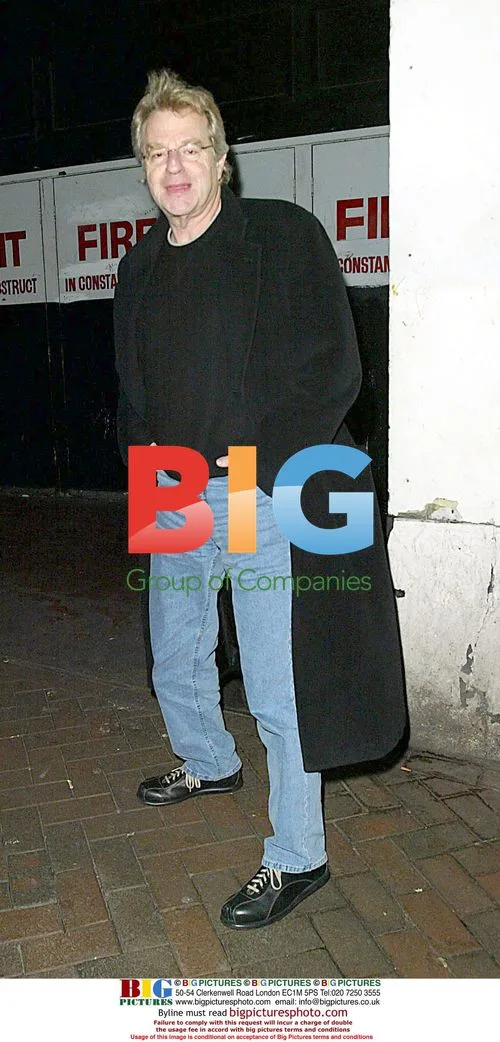 TV presenter leaves comedy theatre in London