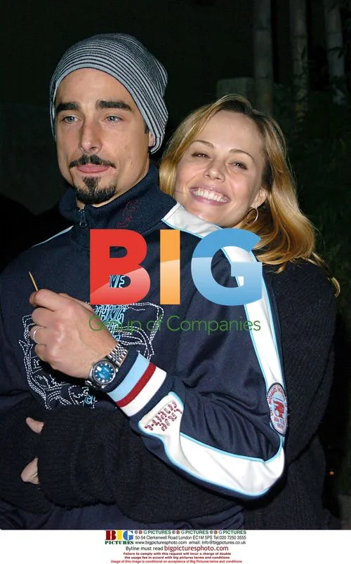 Kevin Richardson and wife Kristin at Koi in Beverly Hills