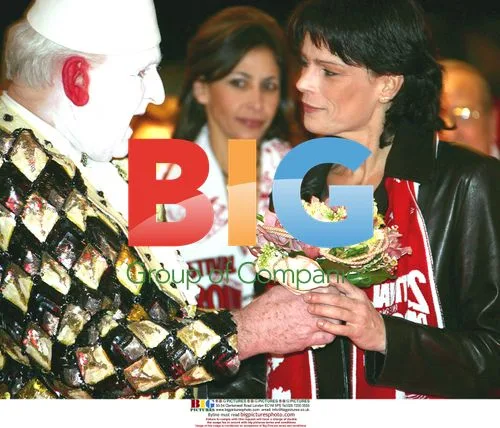 Ranier, Albert, Stephanie and daughters at Monaco circus