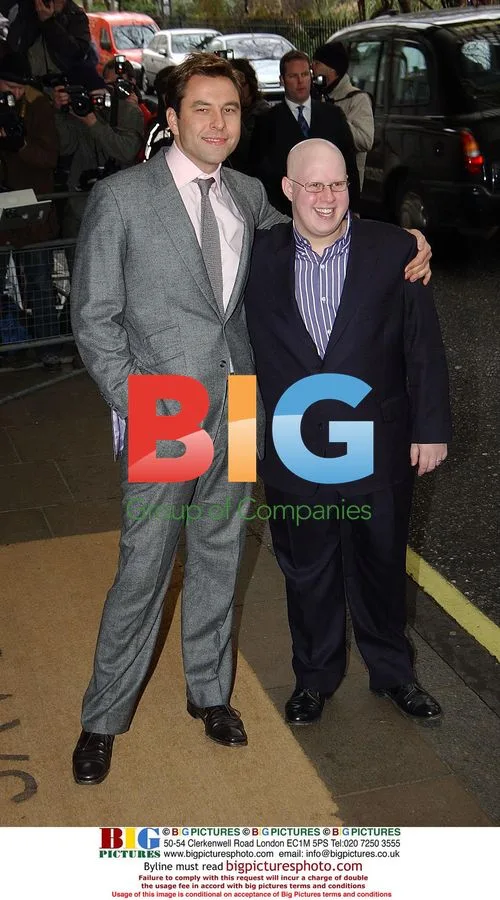 Comedians David Wallians and Matt Lucas at 2004 South Bank Show Awards