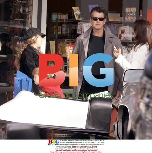 Pierce Brosnan enjoys afternoon in Malibu with family