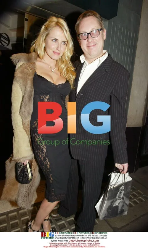 Vic Reeves and Nancy Sorrell Dine at The Ivy