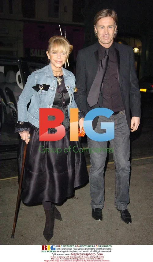 Lesley Ash and Lee Chapman at Chinese New Year