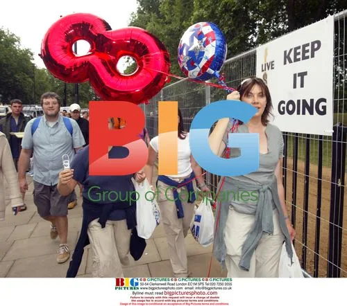 Live 8 concert in Hyde Park