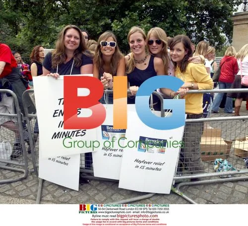 Fans at Live 8 Concert in Hyde Park