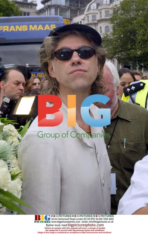 Sir Bob Geldof, Ian McKellen and Stephen Fry at London Pride