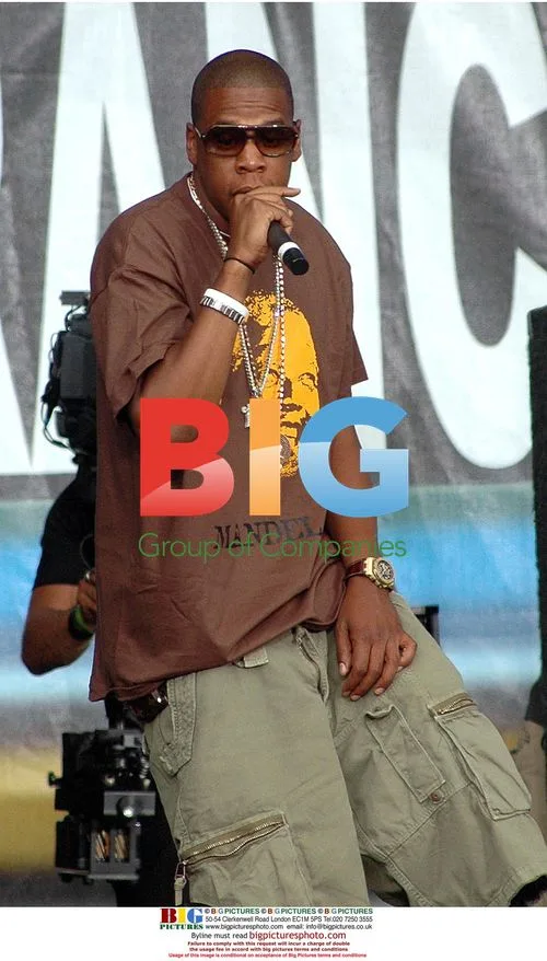 Jay Z performs at Live 8 in Philadelphia