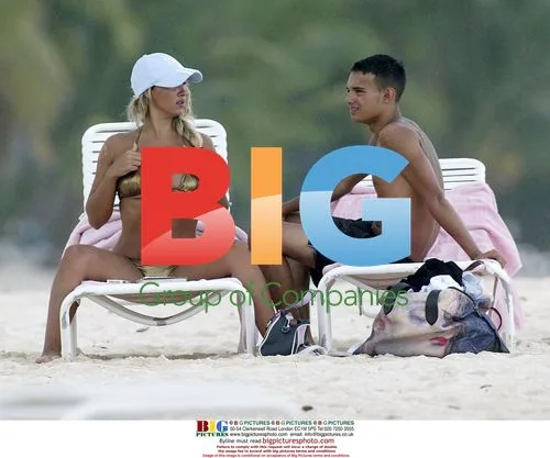 Jodie Marsh and James 'Kenzie' McKenzie in Caribbean