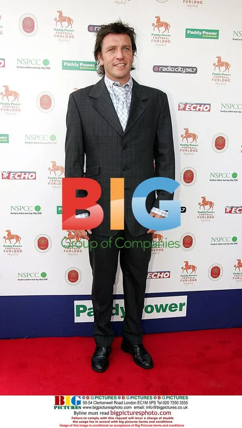 Celebrity Lee Sharp at Football Furlong Event