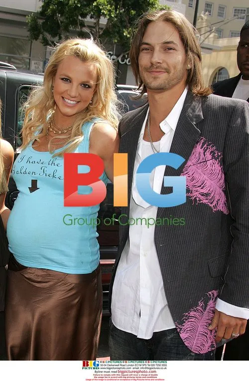 Britney Spears and Kevin Federline at Premiere