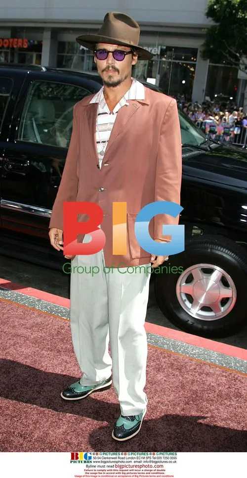 Johnny Depp at Charlie and the Chocolate Factory Premiere