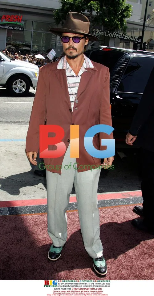 Johnny Depp at Charlie and the Chocolate Factory Premiere