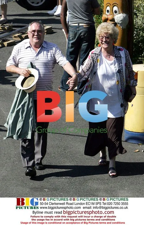 Coronation Street Couple on Set