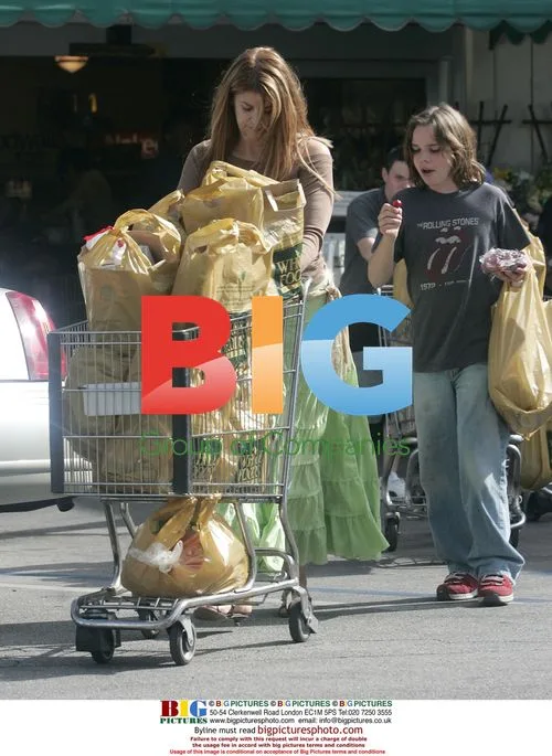 Kirstie Alley and Son Shopping