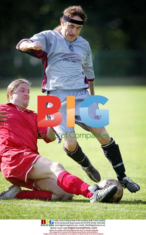Iron Maiden Rocker Plays Football Before Gig