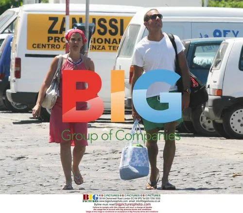 Annabella Sciorra Vacations in Ponza, Italy