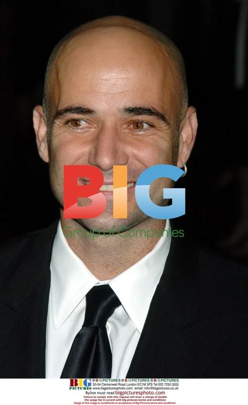 Andre Agassi at Usher's Fundraiser