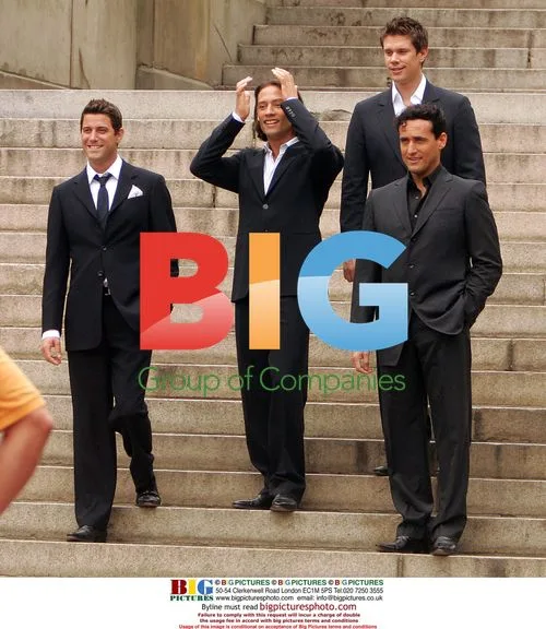 il Divo photo shoot in Central Park