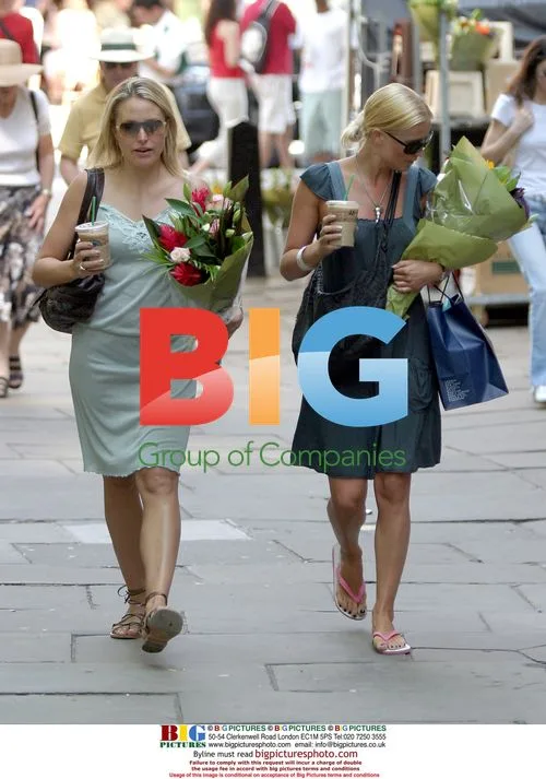 Denise Van Outen Shopping in London