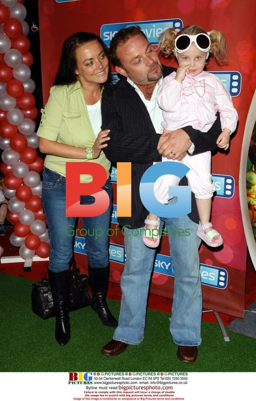 John Thompson and family at Charlie and the Chocolate Factory premiere