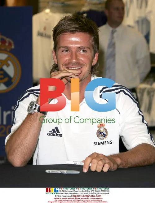 Real Madrid Team Signs Autographs