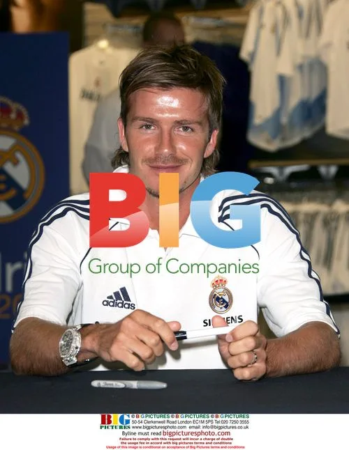 Real Madrid Soccer Team Signing Autographs